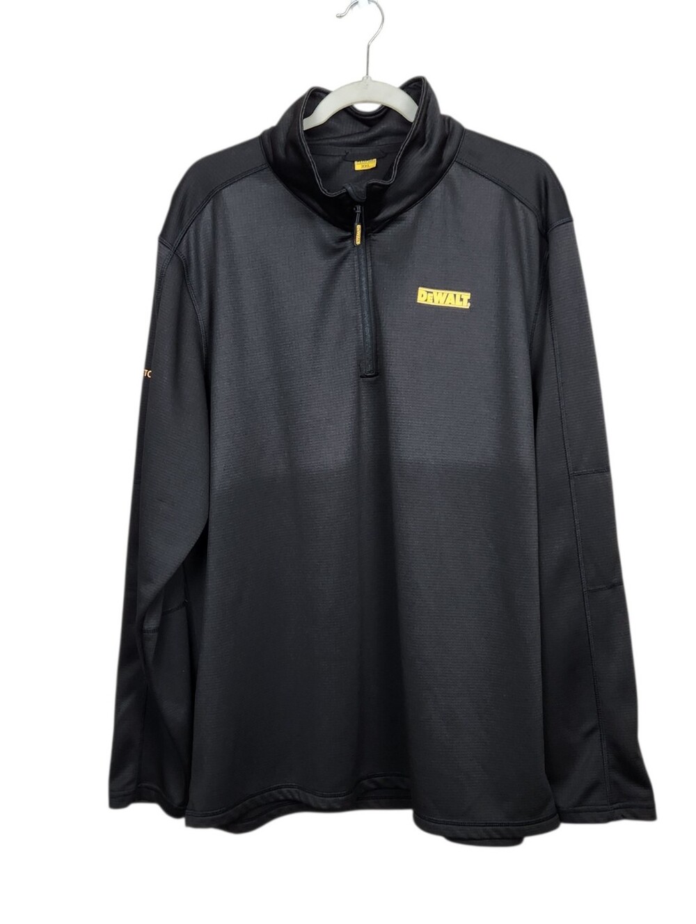 DeWalt Jonesboro ProStretch Black Quarter Zip Pullover Jacket Mens Size XXL